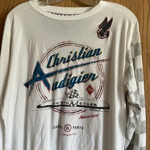 Men’s Christian Audigier long sleeve tee